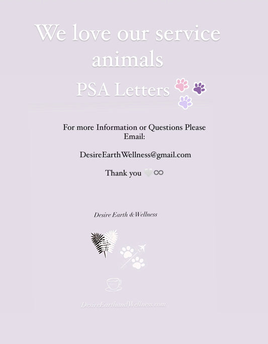 Services Animals Letters🐾