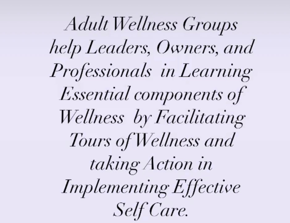 DEW Wellness Groups